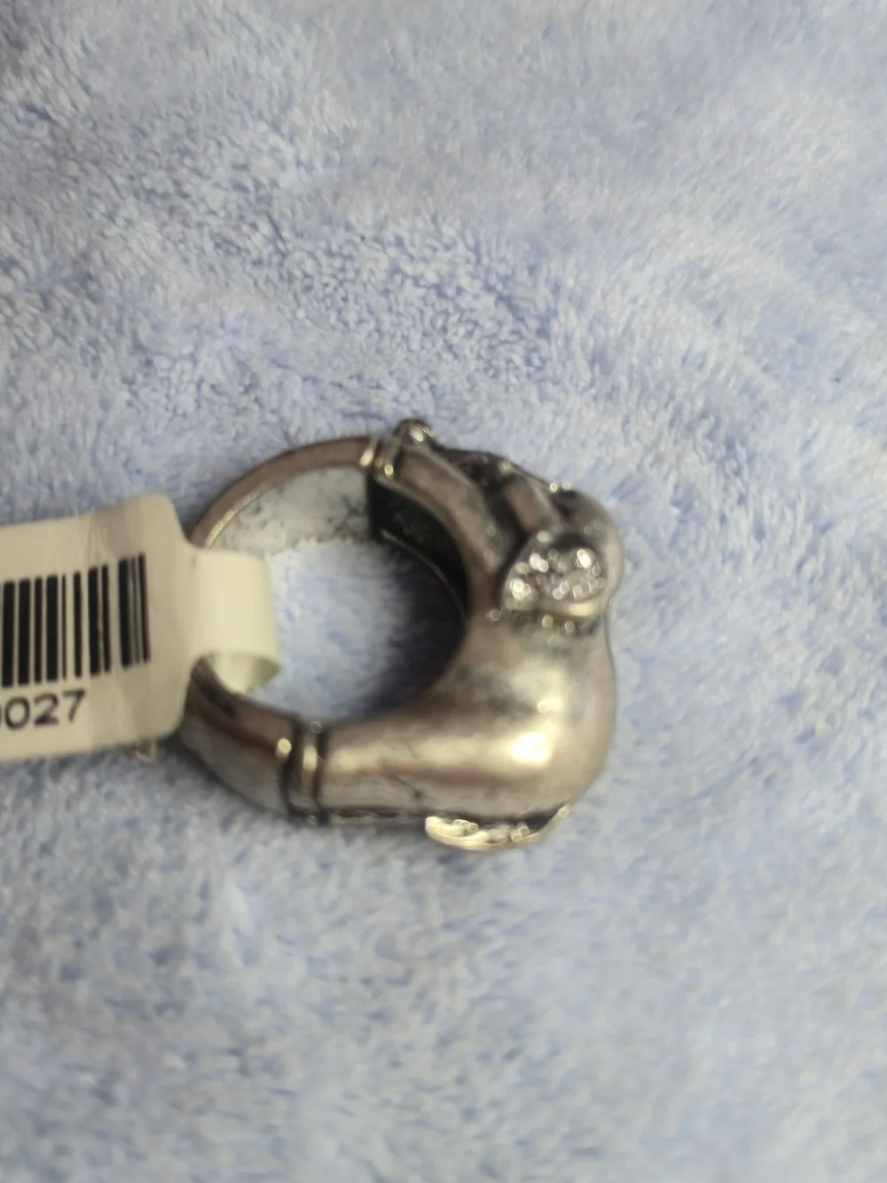 Silver Elephant Statement Ring - Men Accessories